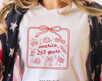 USA 250th Anniversary 4th Of July Doodle style PNG Patriotic Shirt Designs 4th Sublimation Design 250 Years Celebration Semiquincentennial