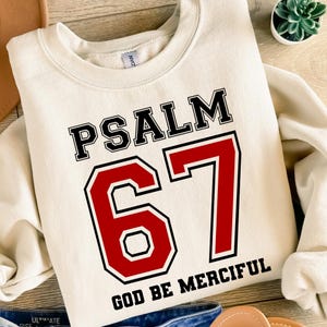 Psalm 67 SVG, Gud välsigne dig SVG PNG, Psalm 67 kristen 6 7 Svg Png, sex sju rolig meme design, omedelbar nedladdning, viral sex sju Png
