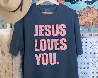 Inspirational Faith PNG, Jesus Loves You christian typography,  Jesus Shirt Png, Love Like Jesus Svg, Love Svg Christian Design, Bible Verse