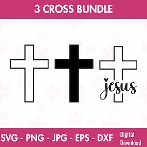Cross Outline SVG Christian Cross  Vector Design Faith Cross Svg Religious Easter Svg Catholic Cut File Jesus Cross Svg Cross Cricut PNG