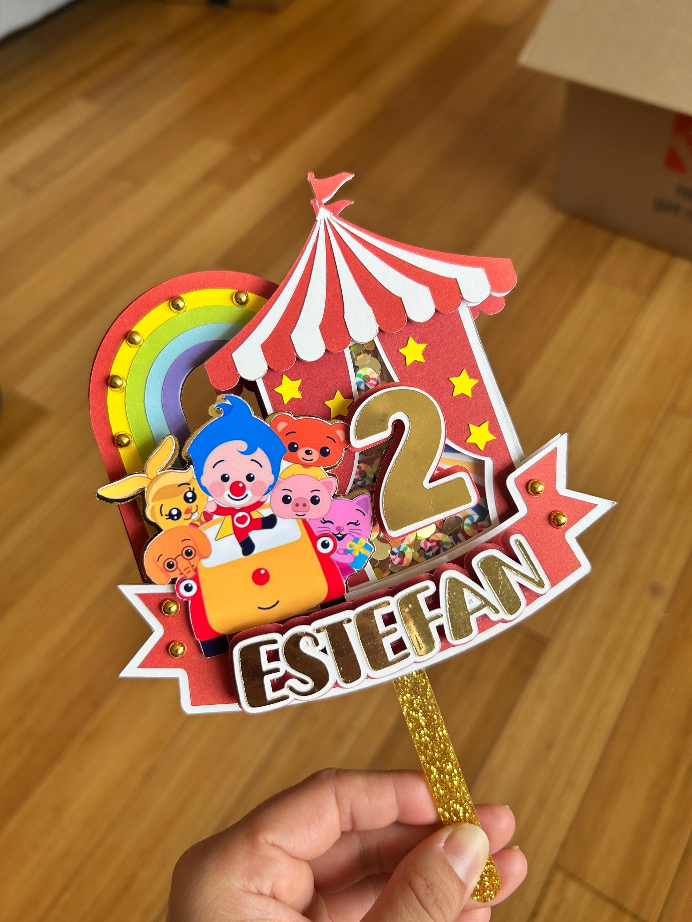 Plim plim cake topper, Plim plim topper, Plim plim party