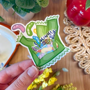 Gummy Fingers Sticker - Phone Case/Laptop/Notebook Cover Decor/Gore/Halloween/Spooky/ - Waterproof