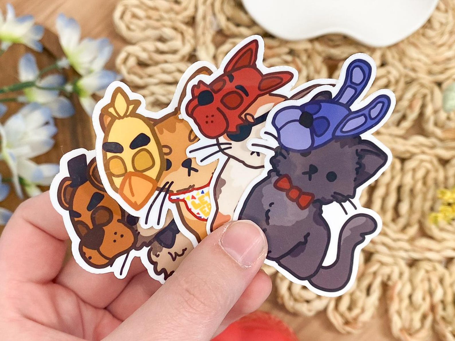 Bunny Kitty Horror Game Sticker - Waterproof Laptop/phone Decal - Etsy