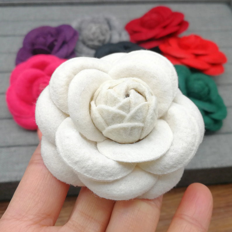 Luxury Big Brooches for Woman Scarves Buckle Pin Cloth Art Fabric Flower Brooch Fashion Clothing Jewelry Accessories Girls Gifts image 2