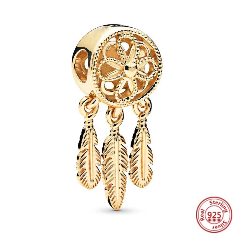 NIEUWE 925 Sterling Zilver Gouden Charme Kroon Familie Boom Veiligheidsketen Holle Kralen Fit Originele charms Armbanden Vrouwen Sieraden, DIY geschenken afbeelding 4