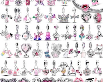 Neue 925 Sterling Silber Herz Charms Beads Fit Charme 925 Original Armbänder DIY Mutter Geschenk für sie