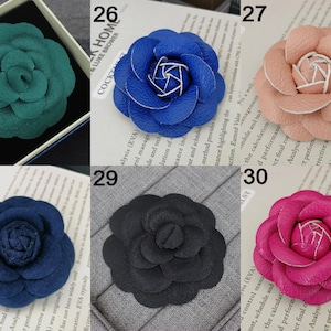 Luxury Big Brooches for Woman Scarves Buckle Pin Cloth Art Fabric Flower Brooch Fashion Clothing Jewelry Accessories Girls Gifts image 8