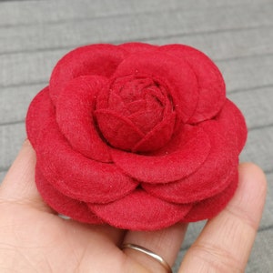 Luxury Big Brooches for Woman Scarves Buckle Pin Cloth Art Fabric Flower Brooch Fashion Clothing Jewelry Accessories Girls Gifts image 3