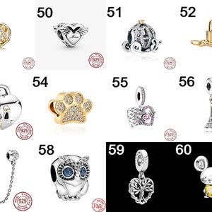 NIEUWE 925 Sterling Zilver Gouden Charme Kroon Familie Boom Veiligheidsketen Holle Kralen Fit Originele charms Armbanden Vrouwen Sieraden, DIY geschenken afbeelding 9