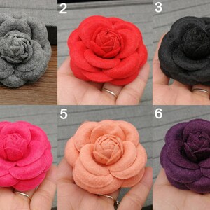 Luxury Big Brooches for Woman Scarves Buckle Pin Cloth Art Fabric Flower Brooch Fashion Clothing Jewelry Accessories Girls Gifts image 4