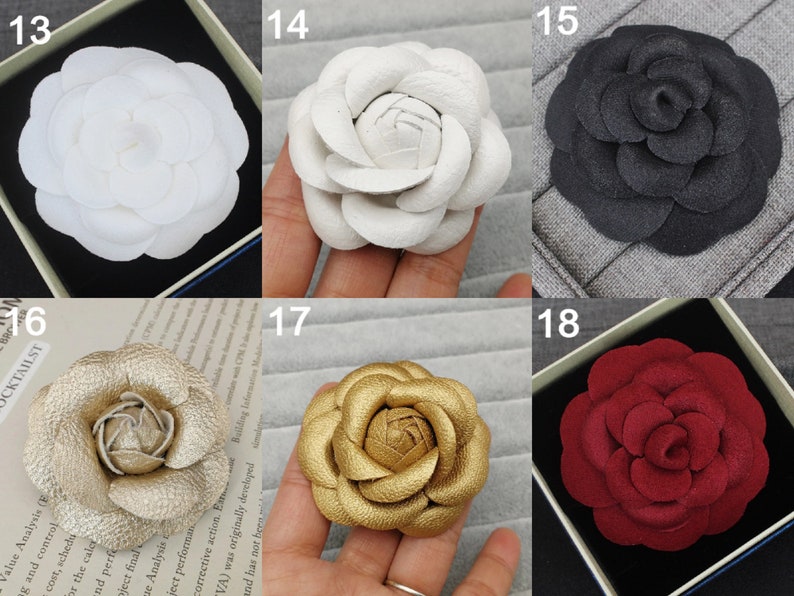 Luxury Big Brooches for Woman Scarves Buckle Pin Cloth Art Fabric Flower Brooch Fashion Clothing Jewelry Accessories Girls Gifts image 6