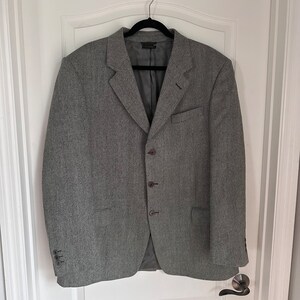 Maison Jacques Mens Wool Blazer Made in Italy Size L
