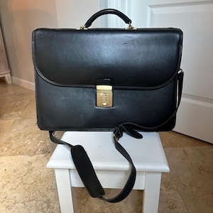Vintage Coach Leather Briefcase - Etsy