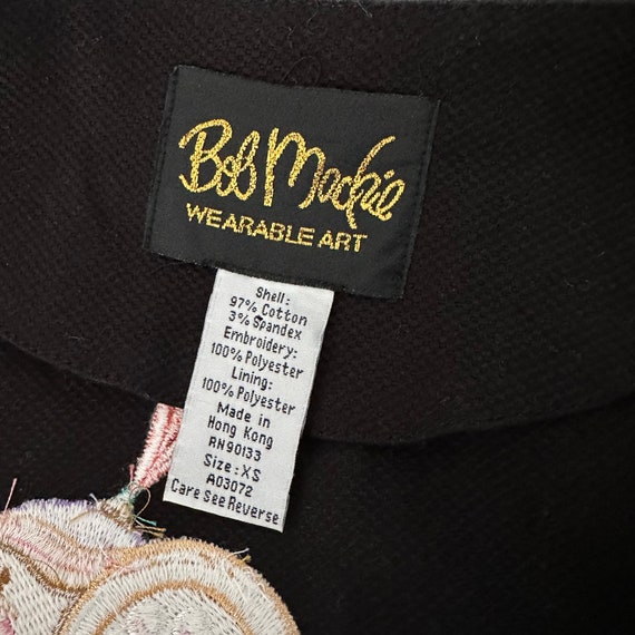 Bob Mackie Wearable Art Elephant Themed Blazer Ja… - image 8