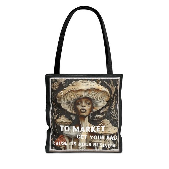 City Market-Farmers Market-Black Girl Magic Tote Bag (AOP)