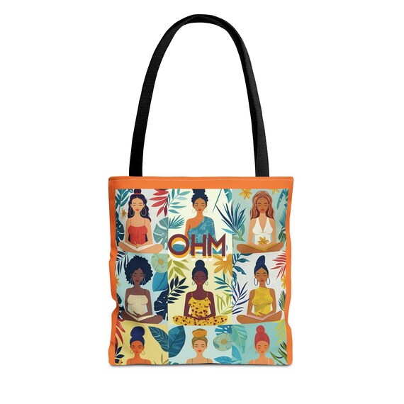Yoga-Beach Bag-Farmers Market-Black Girl Magic Tote Bag (AOP)