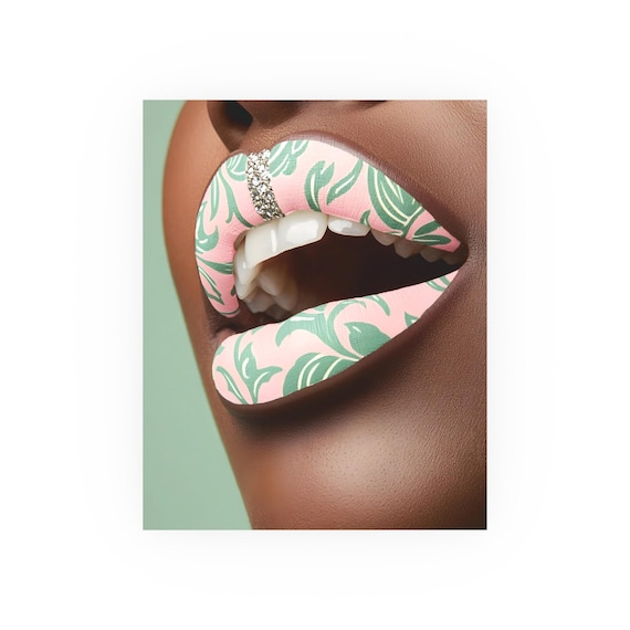 Black Girl Grillz Pink and Green edition Featured at The Black Girl Art Show