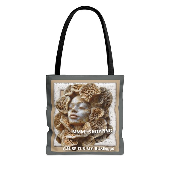 Urban City Market- Mushroom Vegetable Farmers Market-Black Girl Magic Tote Bag (AOP)