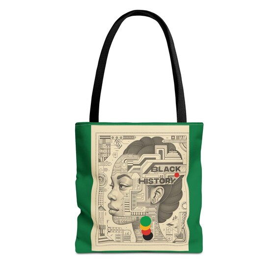 Black History Inspired Tote Bag, Eco-Friendly Shopper, Gift for Heritage Celebrations, Carry-All for Everyday Use