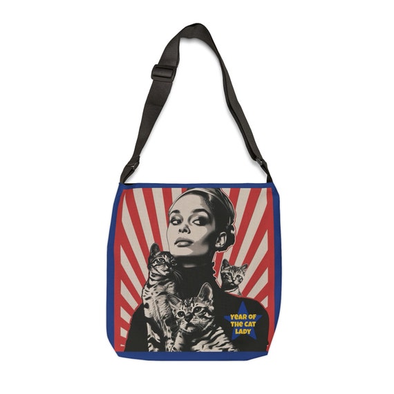 Year of the Cat Lady- Harris 2024-Understand the Assignment Adjustable Tote Bag