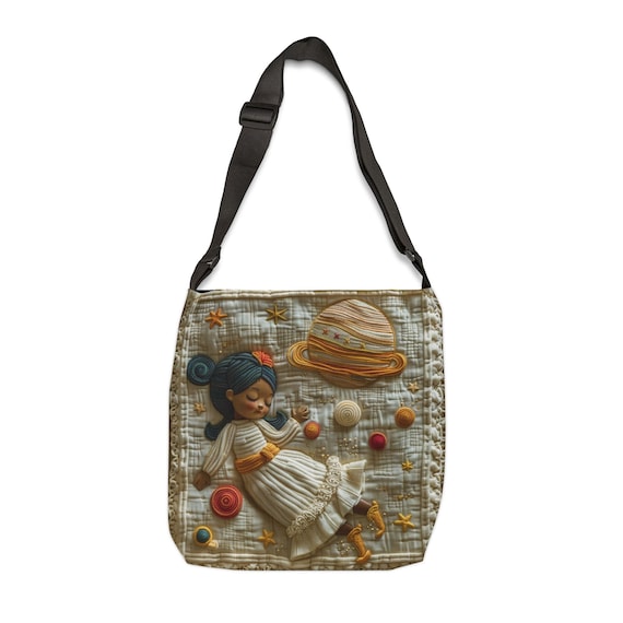 Star Princess Moon Bag- Adjustable Tote Bag AOP)