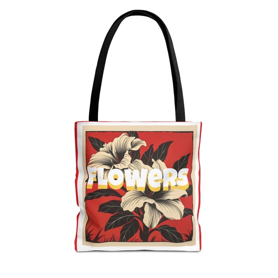 Flower Bag-City Market-Farmers Market-Black Girl Magic Tote Bag (AOP)