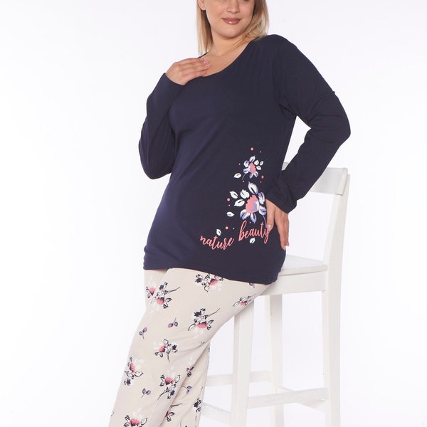 Wide-Neck Pyjama Set - Carina main image 0