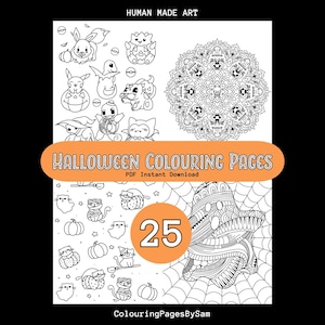 Halloween Coloring Pages: Spooky Designs for Kids & Adults (Printable PDF)