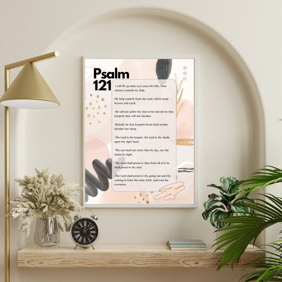 Psalm 121 Printable Wall Art | Bible Verse Scripture (PDF & JPG) - Etsy