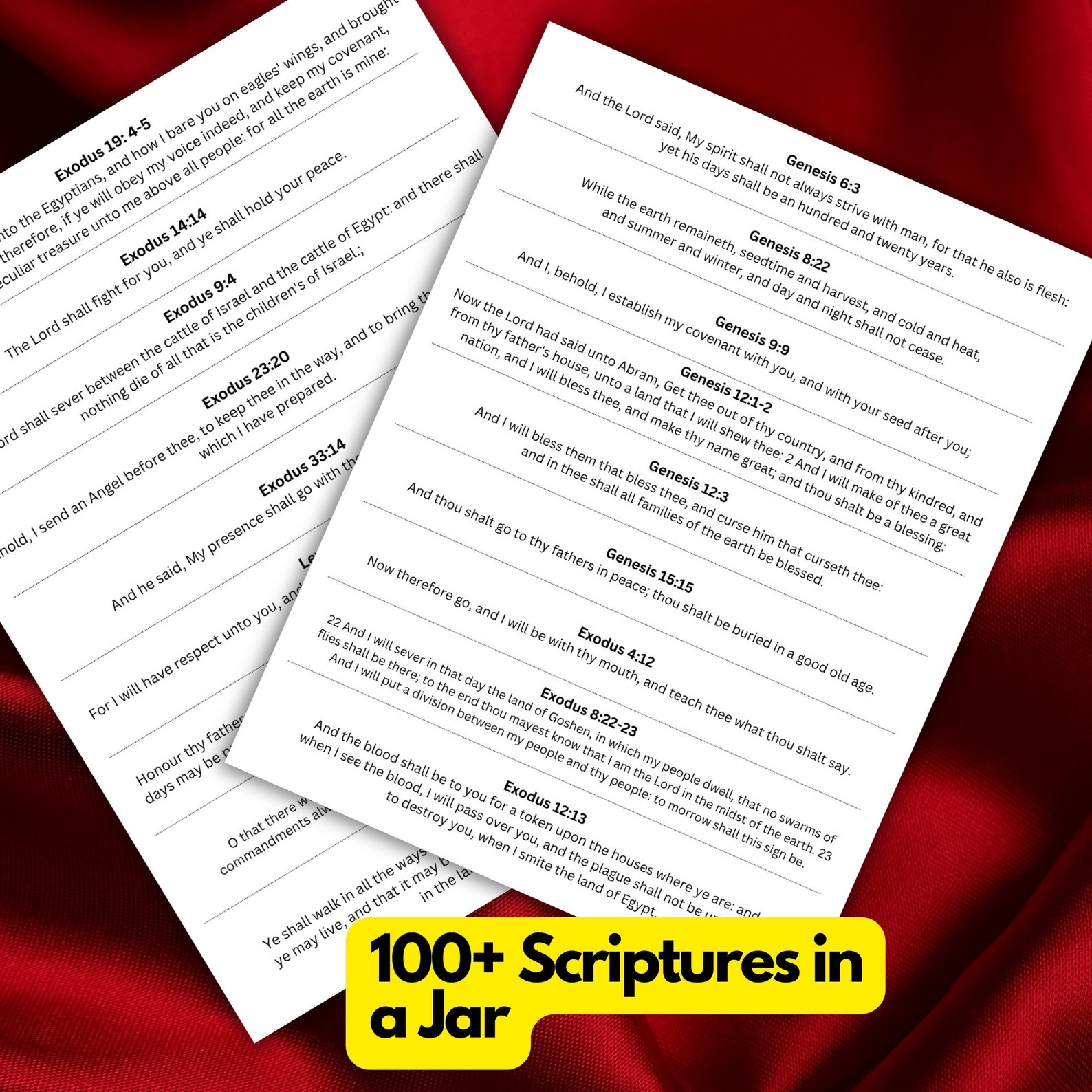 Scriptures in a Jar Printable DIY | Bible Verses to Make Your Own ...