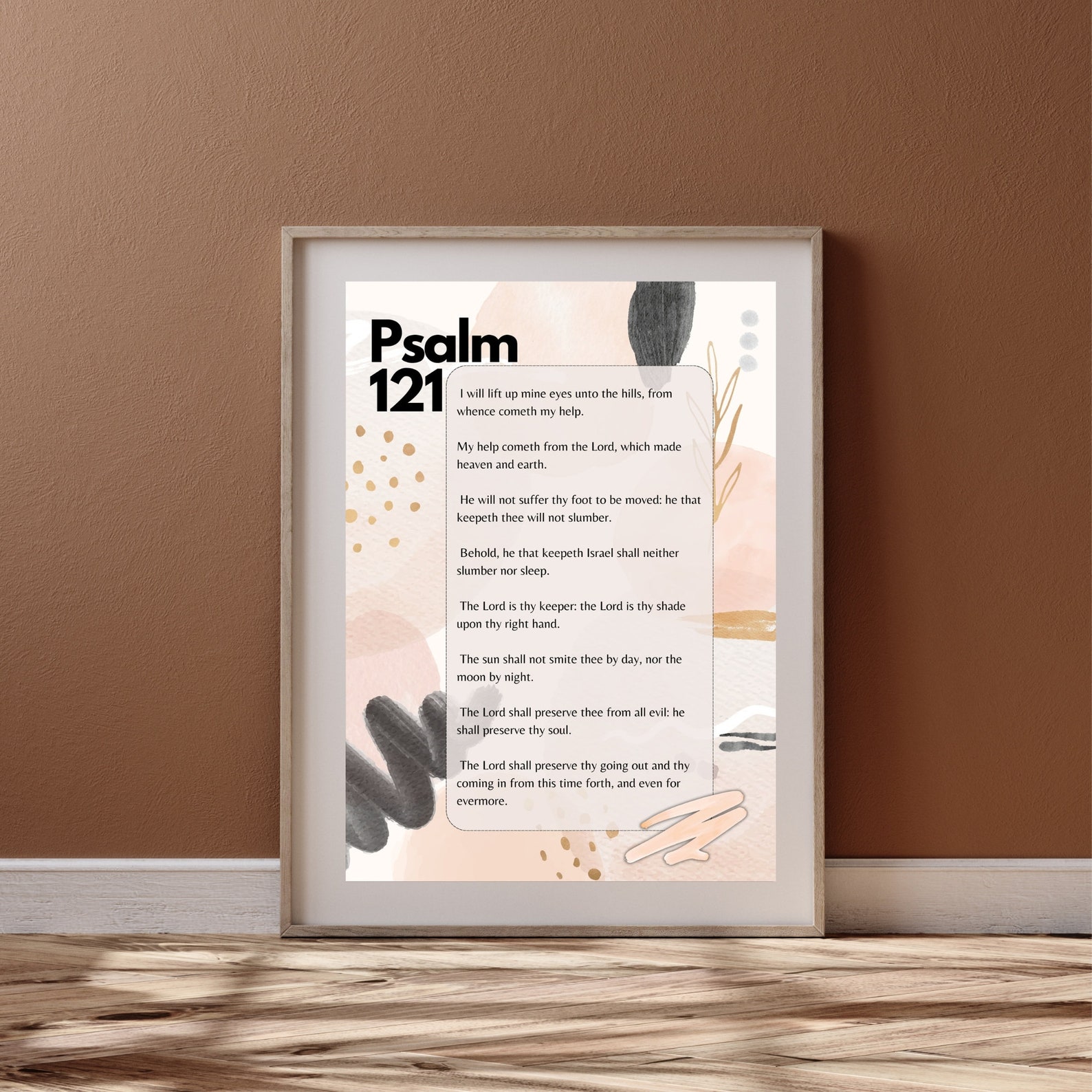 Psalm 121 Printable Wall Art | Bible Verse Scripture (PDF & JPG) - Etsy