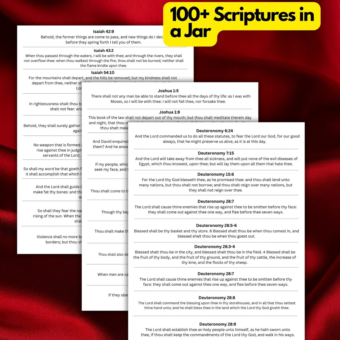 Scriptures in a Jar Printable DIY | Bible Verses to Make Your Own ...
