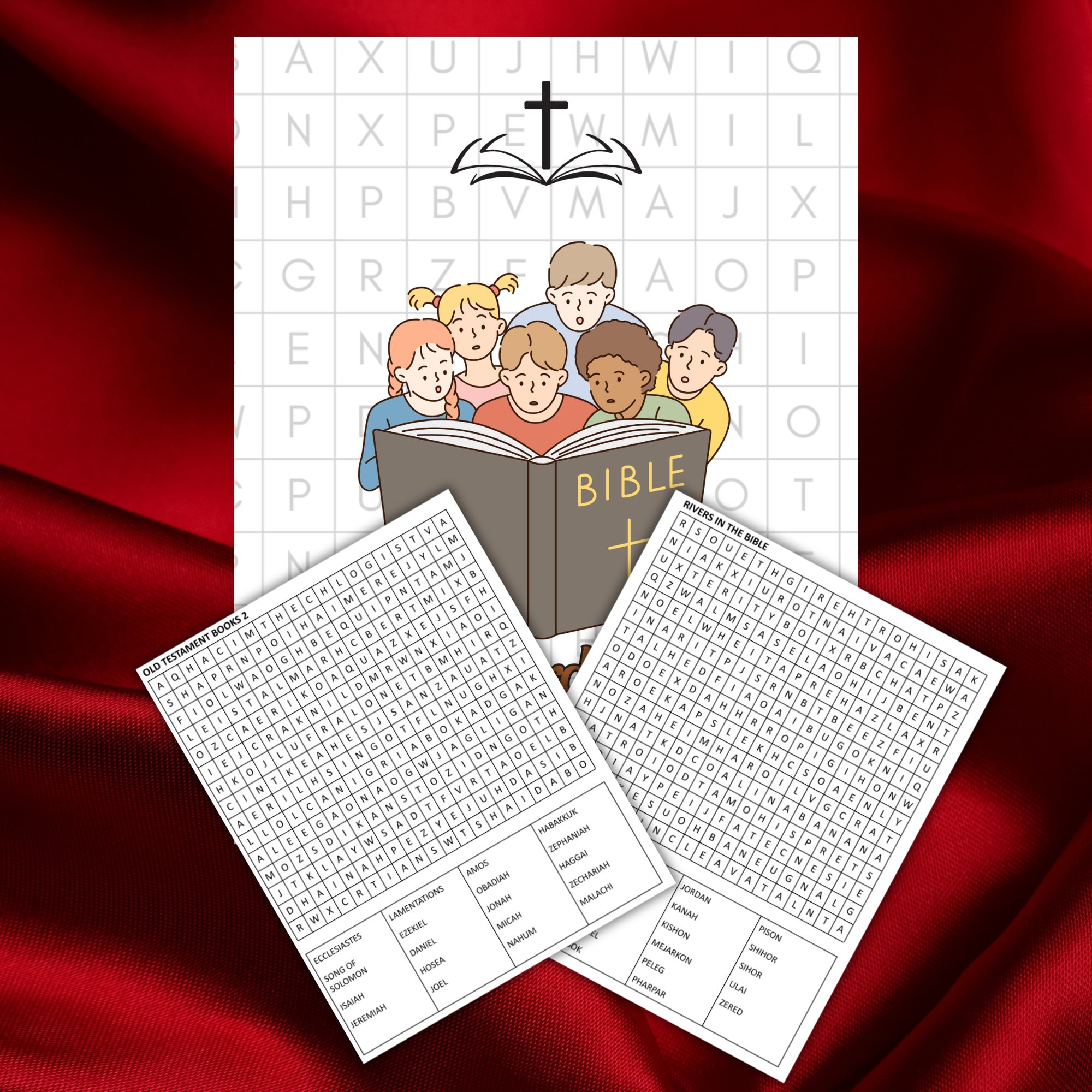 Bible Word Search Printable, Childrens Ministry Word Search Printable ...