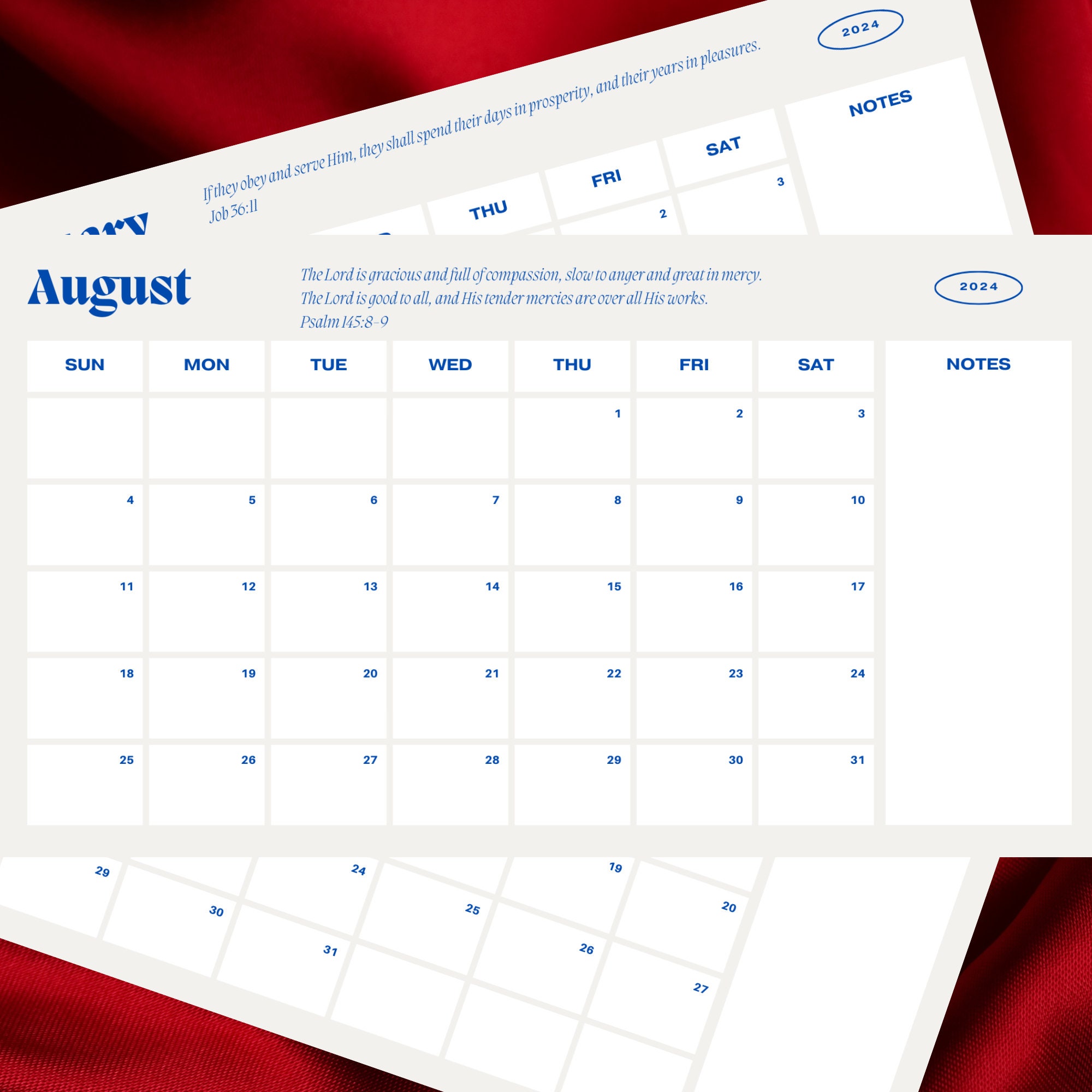 Printable 2024 Christian Calendar, Pdf Calendar 2024, Digital Calendar