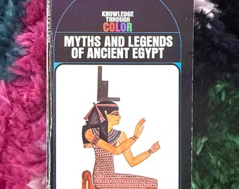 Vintage Myths & Legends of Ancient Egypt Illustrated Paperback Book, 1972