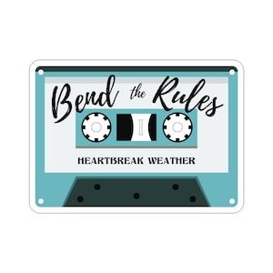 Bend the Rules Cassette Sticker NH2