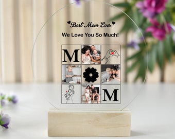 Photo Keepsake Gift Mom,Gift from Daughter,Birthday Mom Gift,Acrylic Block,Personalized Photo Gift for Mom,Acrylic Plaque,Mother's Day Gift