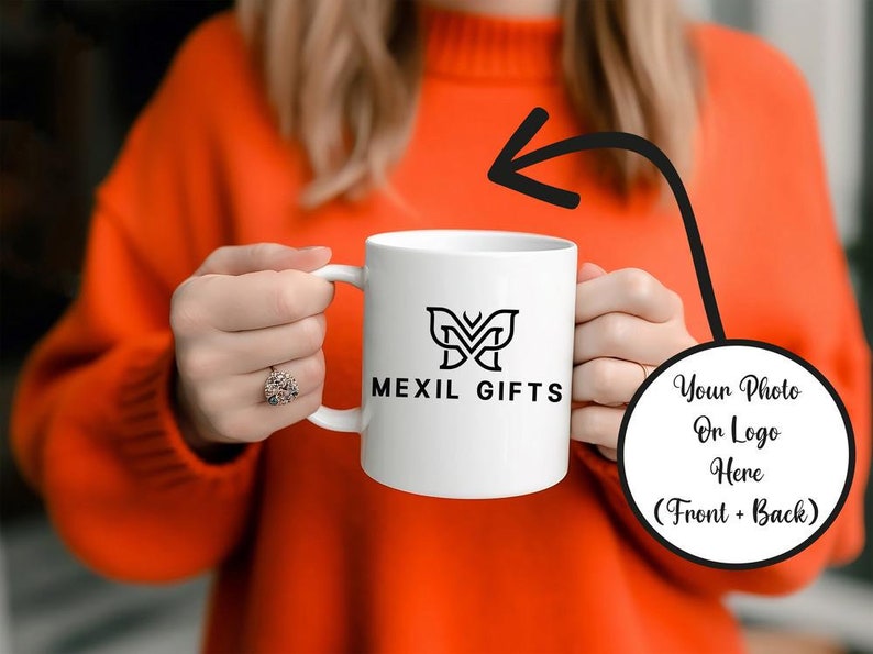 custom photo and log mug ideas
