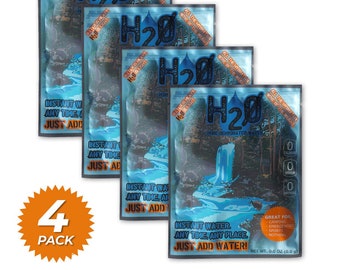 Dehydrated Water Gag Gift: Funny Prank Packets - Set of 4