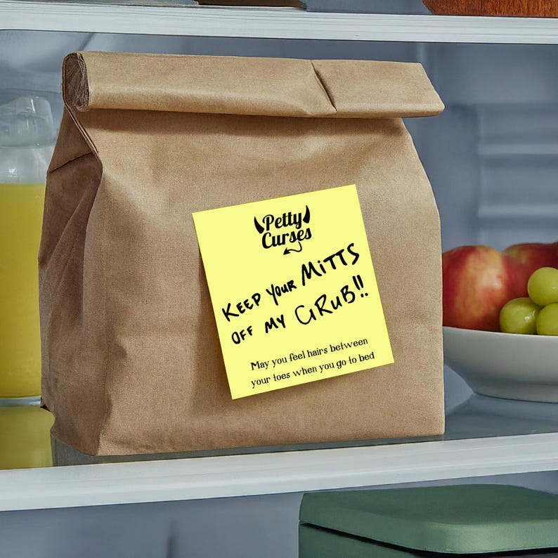 Funny Petty Blessings & Curses Sticky Notes - Gag Gift image 3