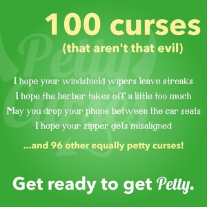 Funny Petty Blessings & Curses Sticky Notes - Gag Gift image 4