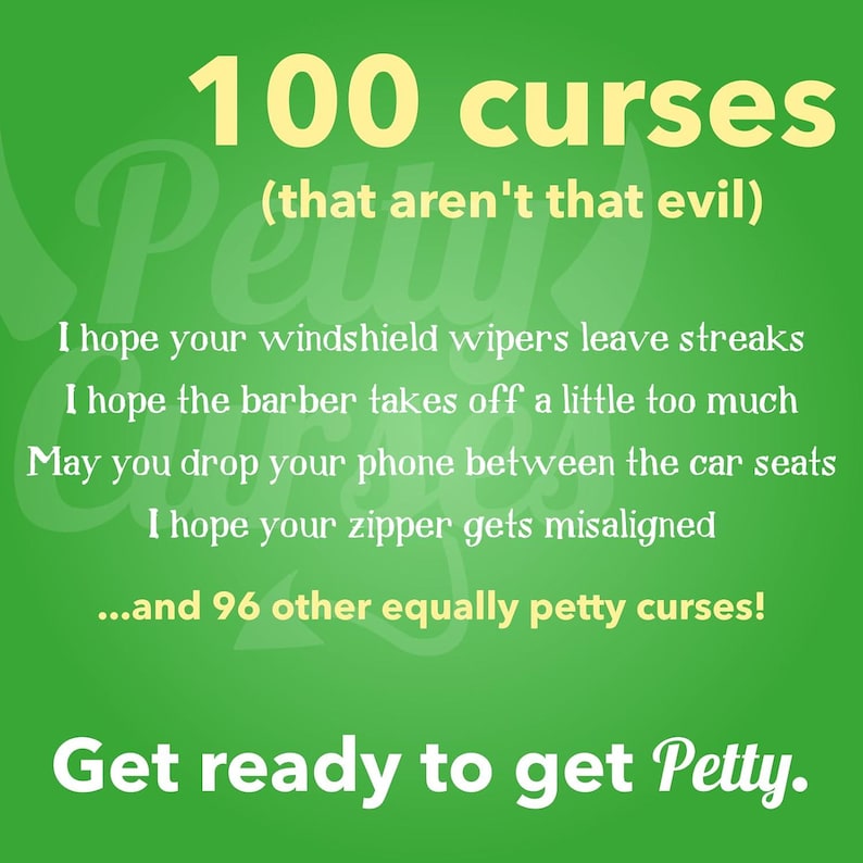 Funny Petty Blessings & Curses Sticky Notes - Gag Gift image 4