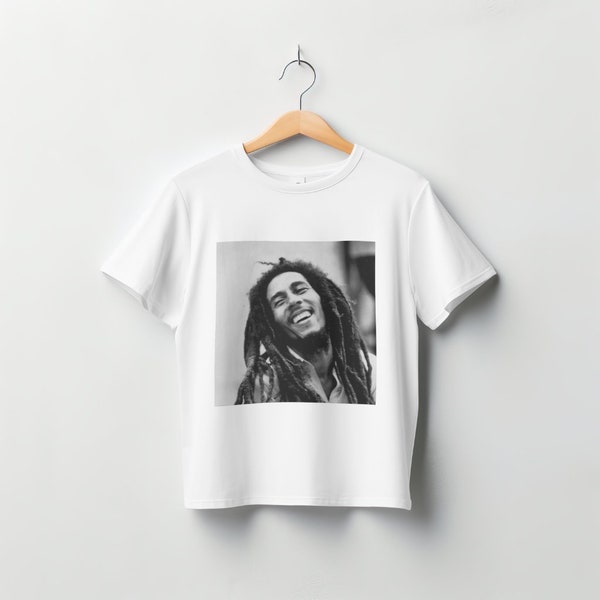 T-shirt Bob Marley Vert Petite Taille S - Roots Reggae Rasta Jamaïque