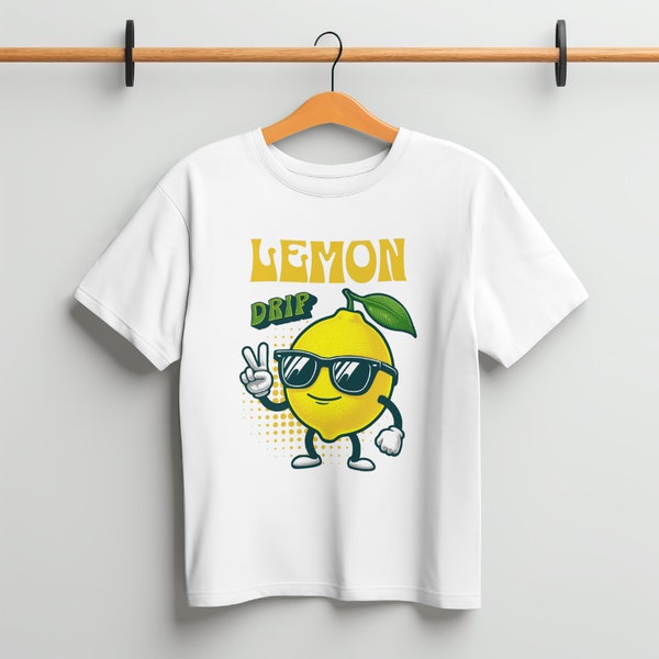 lemon tshirt, graphic tshirt unisex, streetwear shirt, trending shirts for summer, oversized tshirt, retro shirt 90s, vintage tee lemon drip