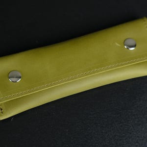 Personalized Leather Pen Holder, Handmade Slim Leather Pencil Pouch, Custom Pen Case, Genuine Leather Pen Bag, Gift for Artist, Him or Her