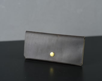 Handmade Personalized Full-Grain Leather Wallet, Slim Cash Sleeve