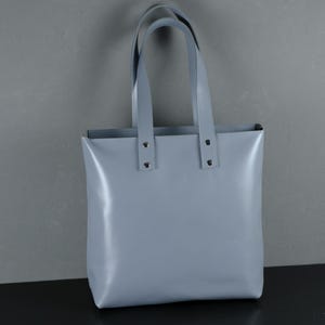 Personalized Leather Shoulder Bag for Women - Handmade Large Leather Tote - Custom Gift for Her - Everyday Leather Handbag