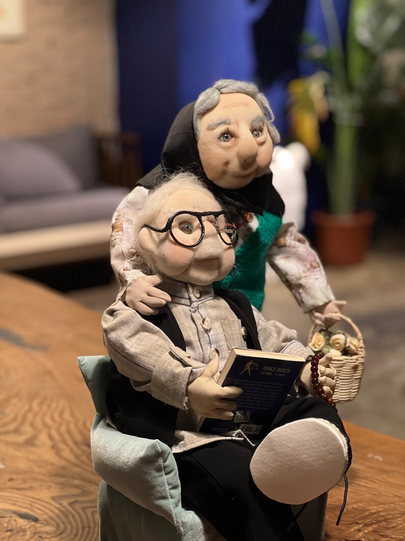 Ooak Art Doll Poseable Handmade Fathers Day Gift for Grandpa, Mothers ...