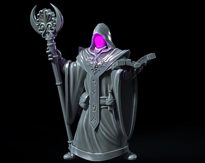 Guardian of the Void LED – Fantasy | 3D Printed Scatter | Tabletop RPG D&D | Daggerheart (UNPAINTED)