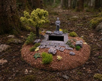 Shadowgrove Dungeon Entrance – 28mm D&D Terrain, Fat Dragon Games, 3D Printed Pathfinder  Tabletop Scenery